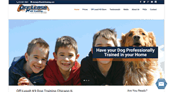 Desktop Screenshot of dogtrainerschicago.com
